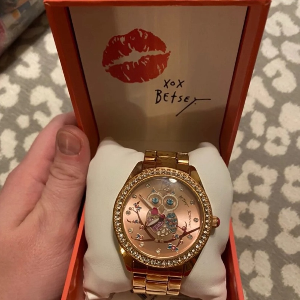 Betsey Johnson Owl Watch